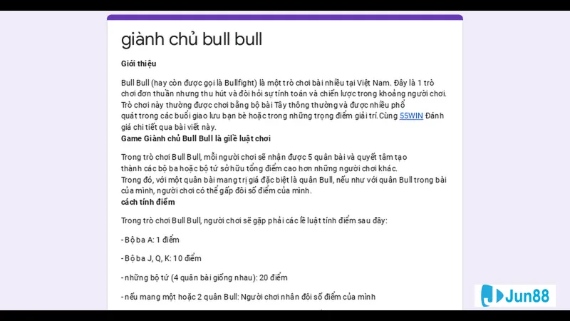 Trò chơi bài Bull Bull đầy hấp dẫn Trò chơi bài Bull Bull đầy hấp dẫn