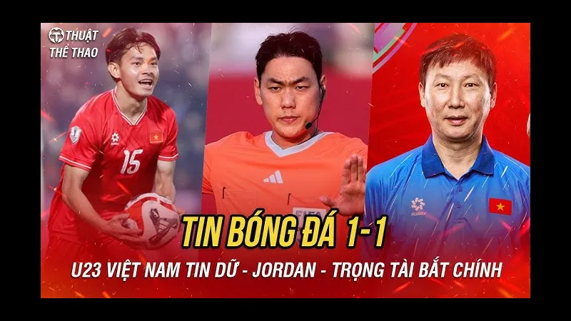 U23 Việt Nam vs U23 Jordan trên sân